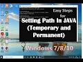 How to Set Path In Java Temporary and Permanent In any Operating System