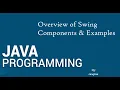 JAVA PROGRAMMING-Overview of Swing components with examples and more