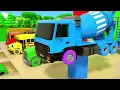 Cow, dog, horse and other animals and cars-Sing songs and learn colors in English-Nursery Rhymes