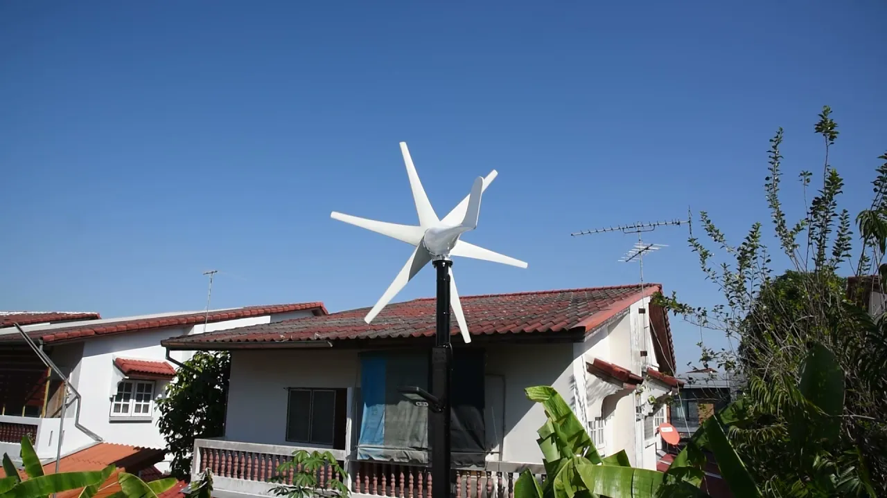 กังหันลมผลิตไฟฟ้า ขนาด 800W 24V