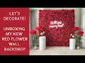 Unboxing My New Rose Morning Flower Wall Wedding Proposal Decorations