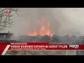Tyler home destroyed by fire reports of loud explosion early Thursday morning