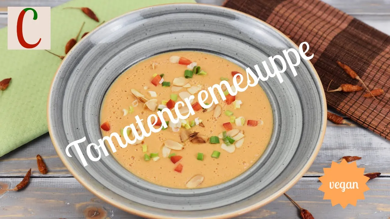 
          
          
          
            
            Tomatencremesuppe - veganes Rezept mit frischen Tomaten
          
        . 