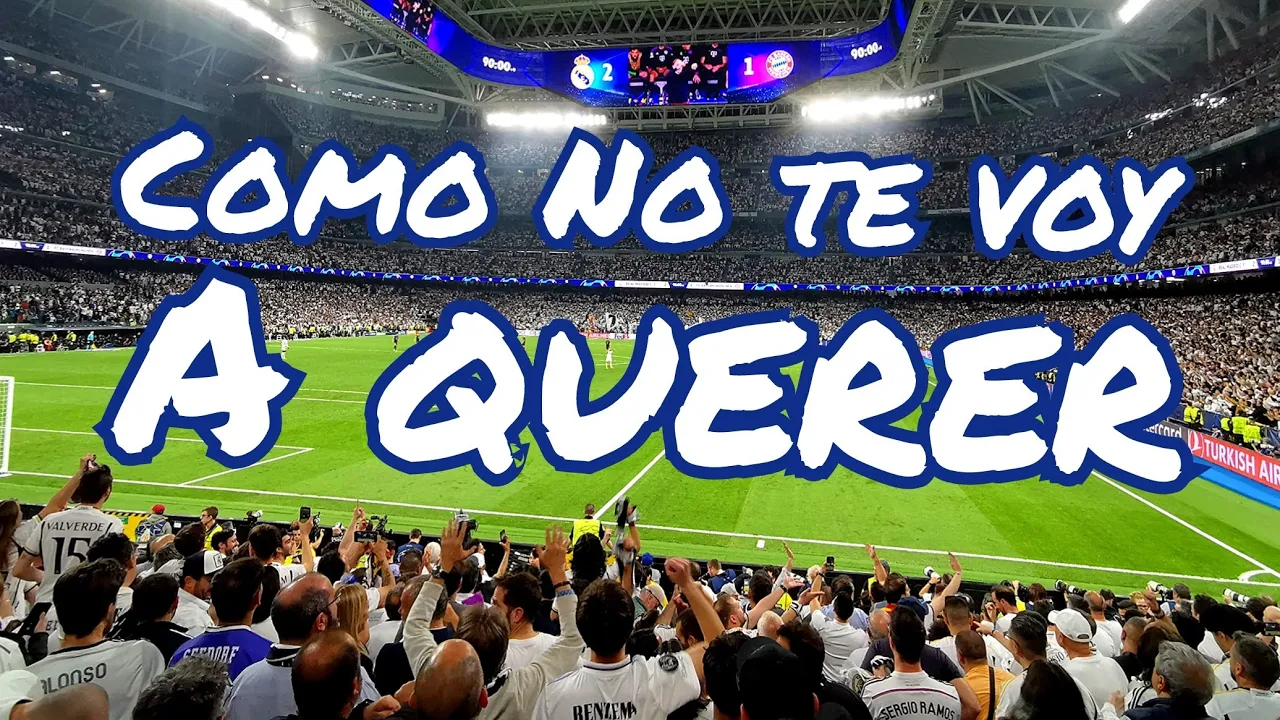 "Cómo no te voy a querer" | Real Madrid canciones | Letra "Cómo no te voy a querer" | Real Madrid canciones | Letra