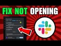 How To Fix Slack Not Opening 2026 New Update