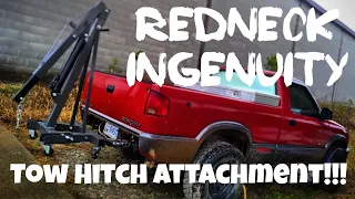 Harbor Freight hoist tow hitch attachment
