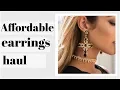 SUPER AFFORDABLE EARRINGS HAUL ALIEXPRESS EARRINGS