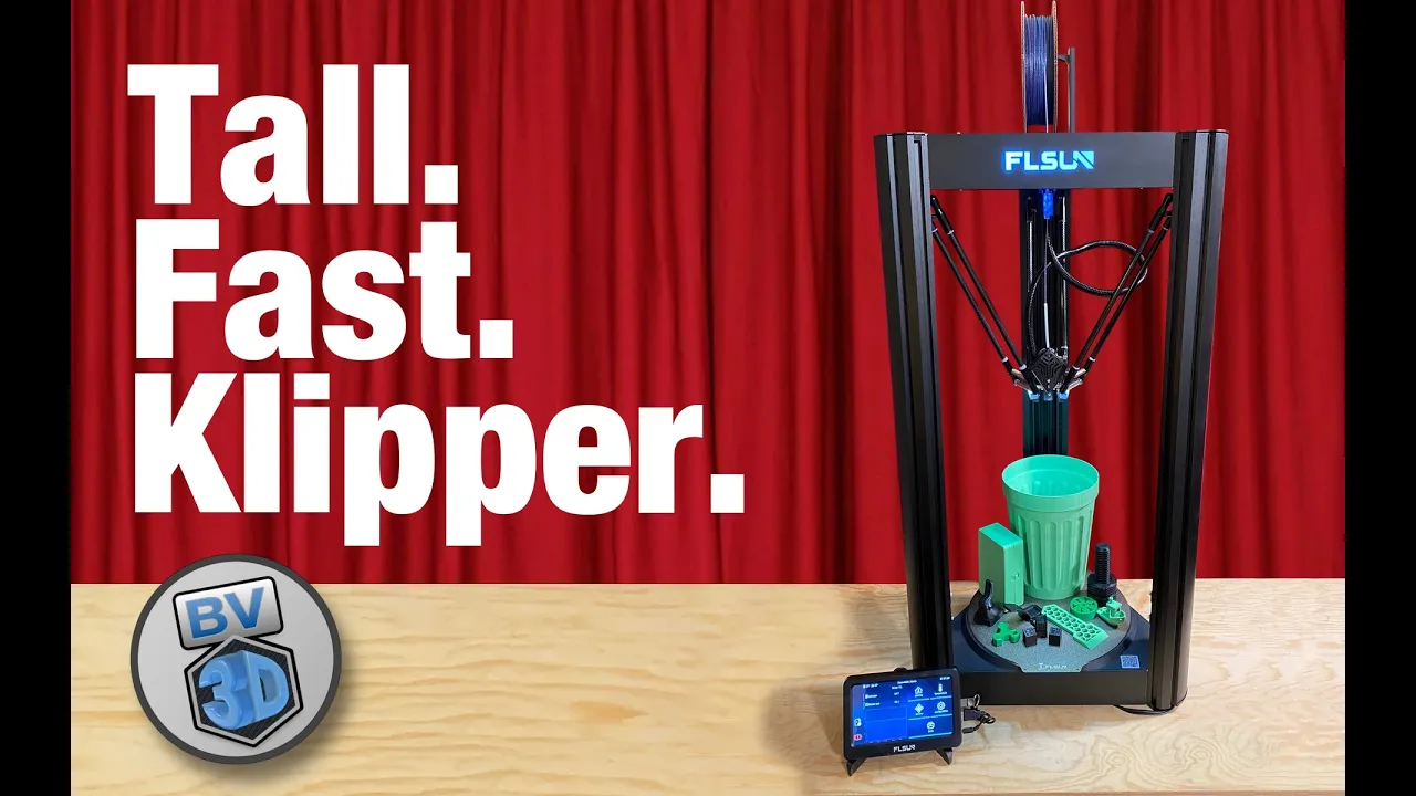 FLSun V400 Review - Tall - Fast - Klipper