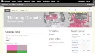 Drupal 7 Tutorial Adding JavaScript to a theme