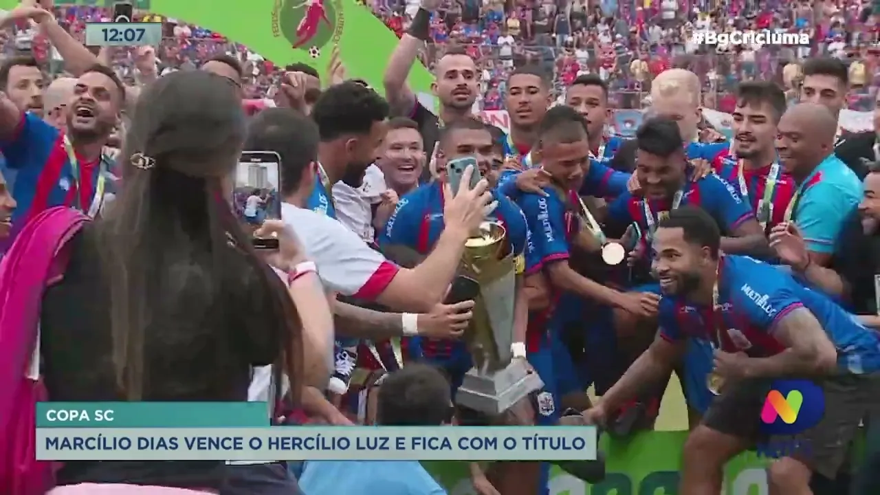 Marcílio Dias vence o Hercílio Luz e fica com o título da Copa Santa Catarina