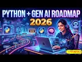 Python with Gen AI Full Roadmap for Beginners in 2026 Gen AI Jobs 2026 Naresh IT