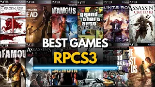 TOP 50 RPCS3 EMULATOR PLAYABLE GAMES 2024 PS3 GAMES