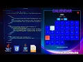 Calendar - Using JavaFX Desktop application Part 01