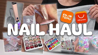 내돈내산 테무&알리 네일하울💅🏻🛍️ 솔직 언박싱🥹