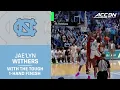 UNC s Jae Lyn Withers With The Tough 1-Hand Finish