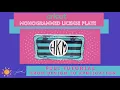 Monogrammed license plate with vinyl full tutorial