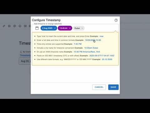 watch Timestamp video