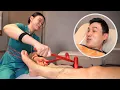 ASMR Chinese Foot Reflexology Massage Gentle Tapping Tool Deep Relaxation