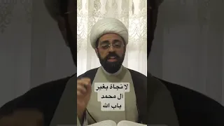 لا نجاة بغير آل محمد باب الله الشيخ محمد مصري العاملي 