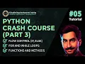 Python Programming Crash Course Python Tutorial For Beginners Part Tutorial