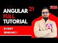 Angular 21 Tutorial in Hindi Event Binding Explained
