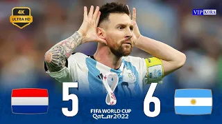 Argentina 2 2 4 3 Netherlands 4K WC 2022 Extended Highlights 
