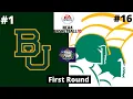 #1 Baylor vs #16 Norfolk State - NCAA Basketball 10 Simulation!