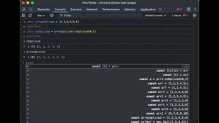 JavaScript Spliced toSpliced methods