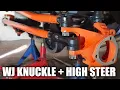 DANA 30 WJ Knuckle AKEBONO BRAKES HIGH STEER Part 1