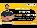 Fibonacci Series in python new updated 2025 Python Tutorials