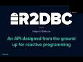 Reactive Relational Database Connectivity