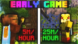 ULTIMATE Early Game Money Making Progression Guide Hypixel Skyblock