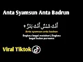 Download Lagu Anta syamsun anta badrun anta nurun fawqa nuri (Lirik Arab, latin dan terjemahan) Viral Tiktok