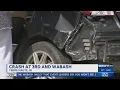 Traffic backed up after Friday afternoon wreck