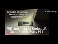 RIP Schindler M Series Lift @ Debenhams Merry Hill