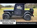 Mahindra Roxor Watch Before Buying