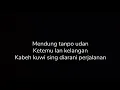 Download Lagu Mendung tanpo Udan Denny Caknan feat. Ndarboy Genk - Lirik Lagu Cover SIHO (aku moco koran sarungan)
