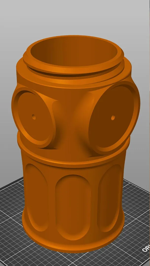 Giant Screw Top Fire Hydrant Container