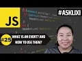 Chapter 25 Javascript Tutorial - What is an Event in Javascript How to use an Event in Javascript