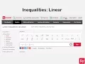 Inequalities Linear