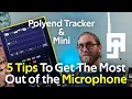 Polyend Tracker Mini - 5 tips to use the microphone and get useful samples