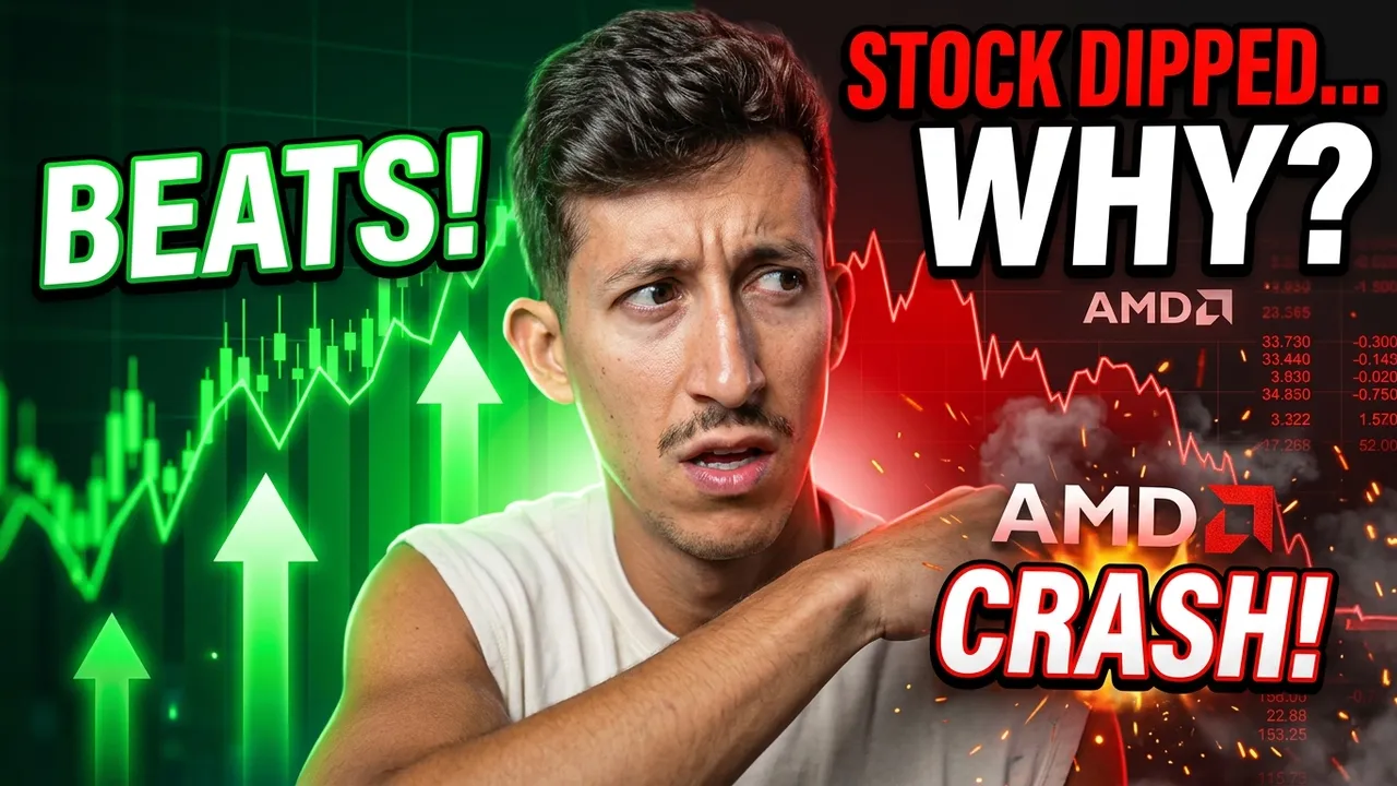 WHY DID $AMD CRASH AFTER GREAT EARNINGS?!?