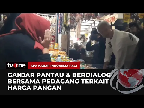 Dialog Dengan Pedagang, Ganjar Blusukan Ke Pasar Wonogiri