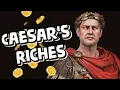 How rich was Julius Caesar