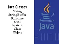 13 - String StringBuffer Runtime Date System Class and Object in Java