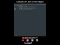 Leetcode 371 Sum of Two Integers in Python Python Leetcode Python Coding Tutorial Python ASMR