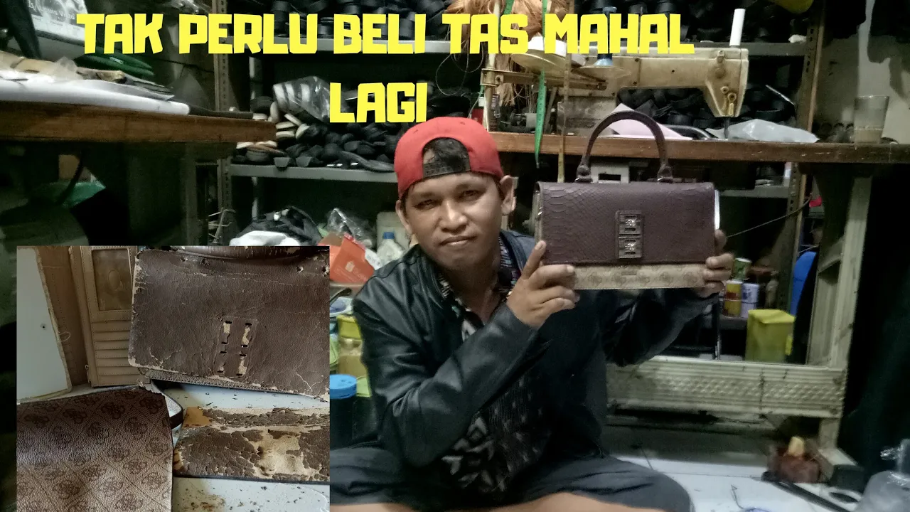 REPARASI/SERVIS TAS YANG NGELUPAS BISA DI SULAP TAS RUSAK JADI BARU LAGI /PART 1... 