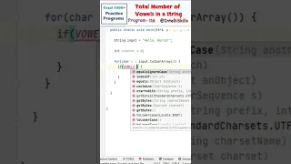 In Java Count Number of Vowels in a String Java