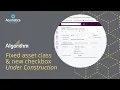 Managing Fixed Assets in Acumatica Under Construction