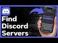 How To Find Discord Servers